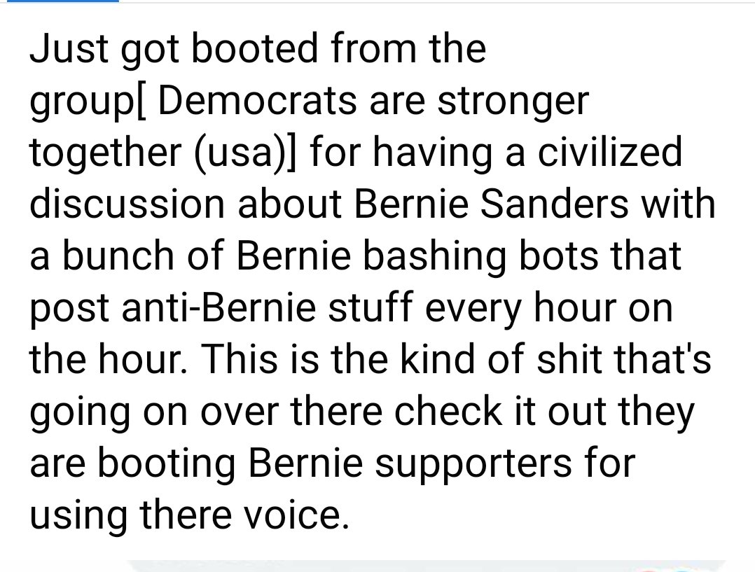 Yasmina_Reality's tweet image. DNC is CORRUPT. Bots against Bernie Using facebook bots to steal election again from #Bernie   #CorruptDNC #dncorruption #dnc #dncbots #bots #election2020