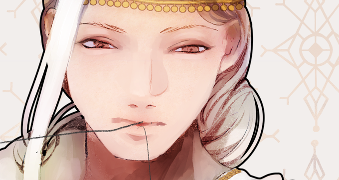 伏し目のtwitterイラスト検索結果 古い順