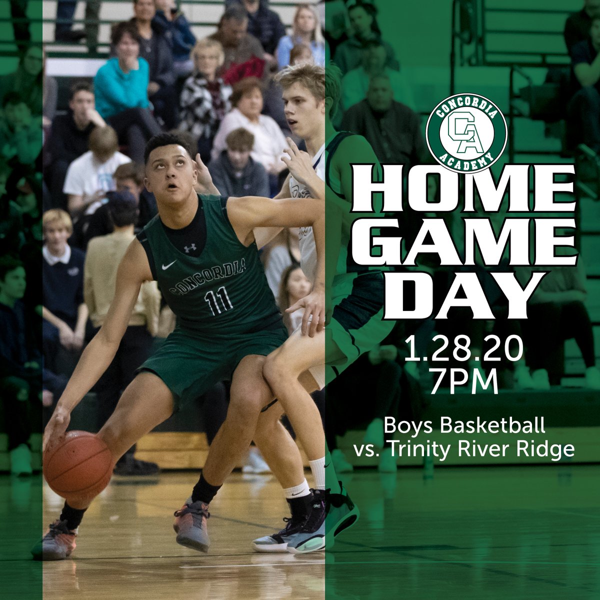 ConcordiaAcad's tweet photo. Beacons Boys Basketball takes on Trinity River Ridge at home tonight at 5:30 and 7:00. #homehoops #beaconpride https://t.co/6EFRpk4eaN