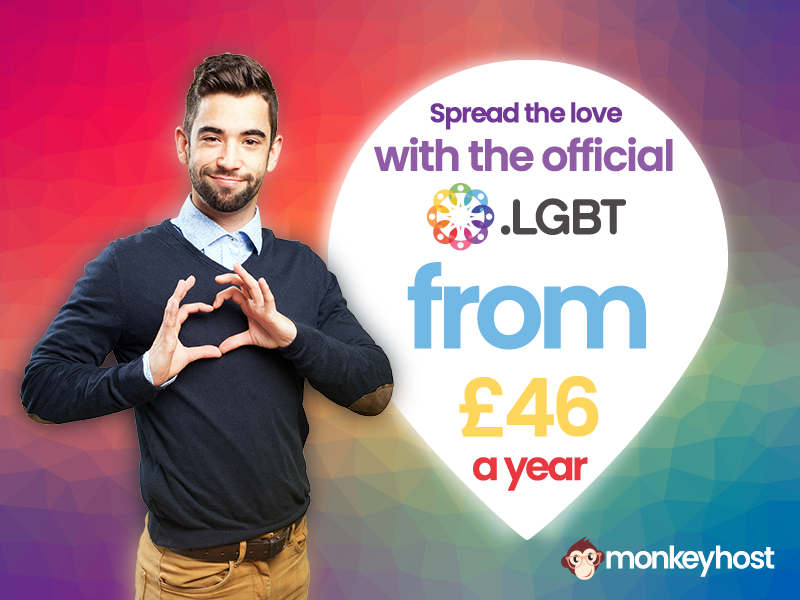 Startyouonline's tweet photo. Spread the love and show your #pride with an official .lgbt domain! Get yours today from only £46 a year at https://t.co/aV4Yvh18nc #domains #lgbt #lgbtq #love https://t.co/zK4HBr22ml
