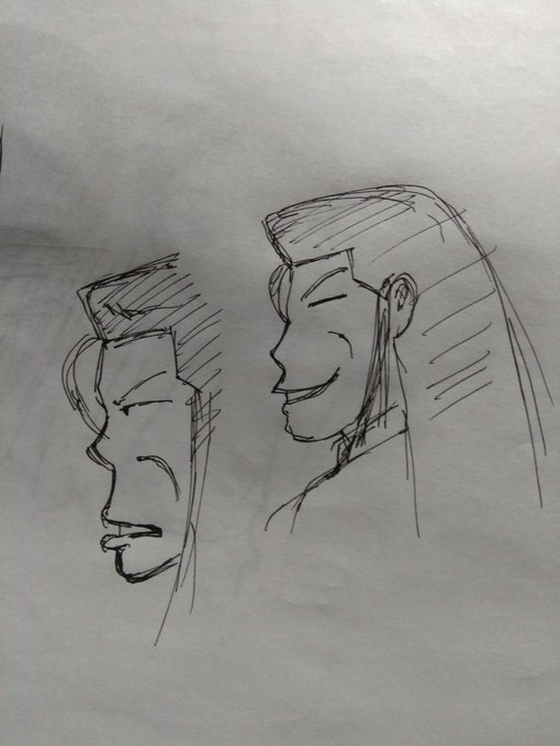 好きな漫画の模写 