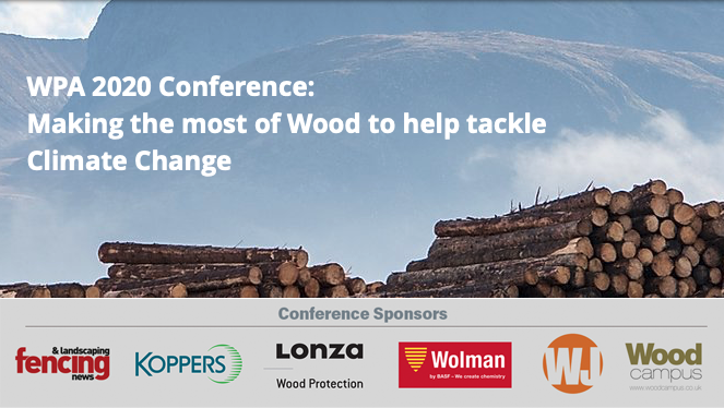 woodprotection's tweet photo. #WPA2020 Conference: Making the most of wood to help tackle climate change - guest speakers: @Ed_Suttie @EwbankGordon, Sue Reed @mfridholm and Mikael Westin. Getting to grips with the big issues and opportunities for #timbersupplychain all welcome: https://t.co/1k54EwdiP2 https://t.co/Db2EsyvxR1