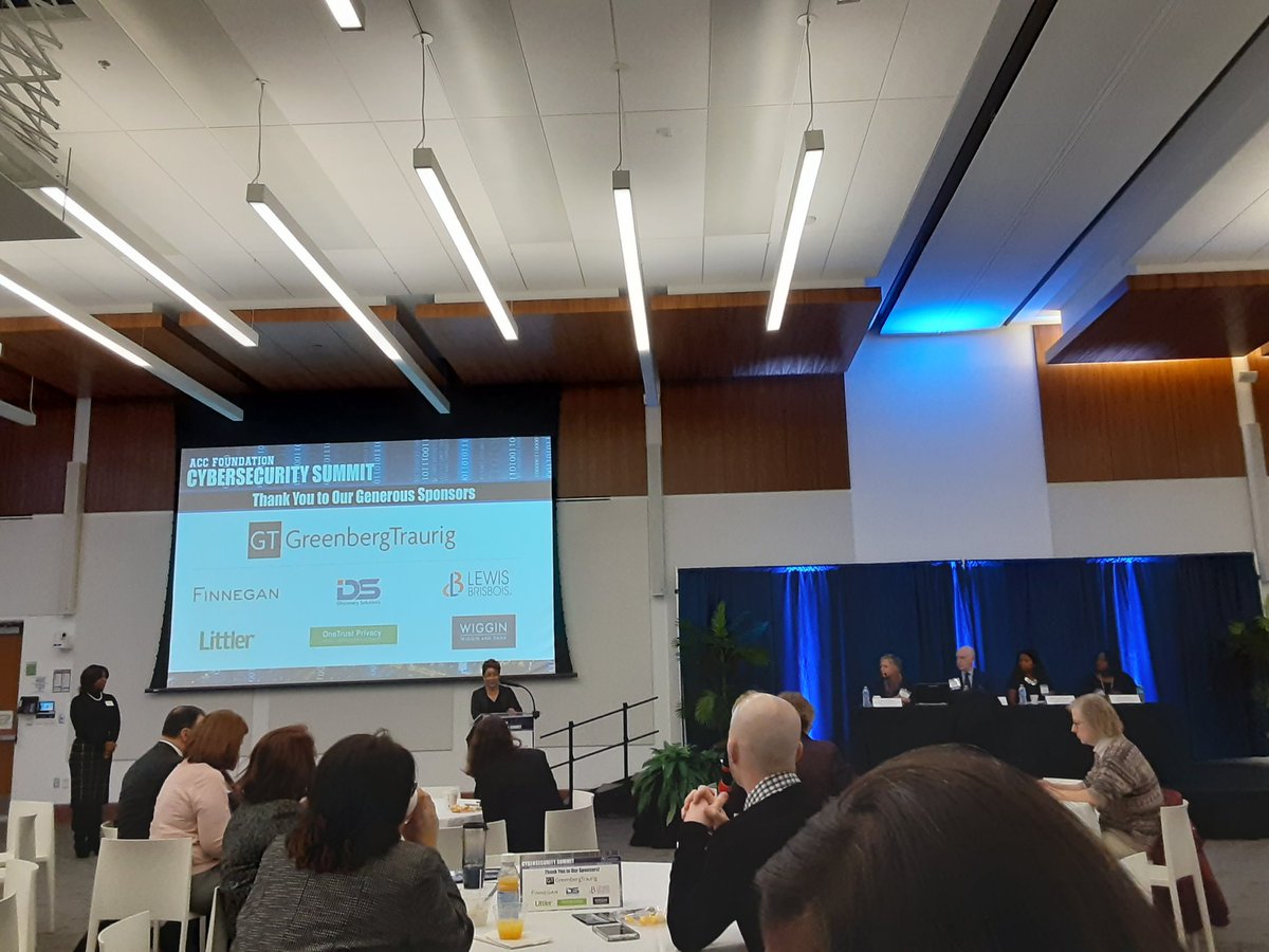 MLH860's tweet photo. Happy to be at #ACCFCYBER again this year.  Happy Privacy Day! Opening plenary naturally has #Privacyday as its topic. https://t.co/6BvmfIss9E