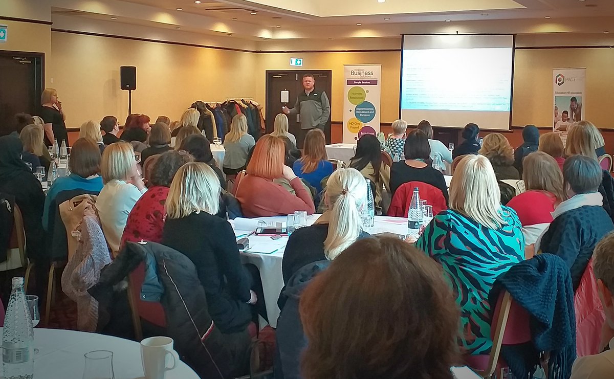 PACTHR's tweet photo. What an excellent session with Ben Commins, a genuine and sincere speaker, that speaks with the heart, as we explore 'What can Senior Leaders do to support staff wellbeing?' #TheWellbeingConference #Leadership https://t.co/frAbvredb2