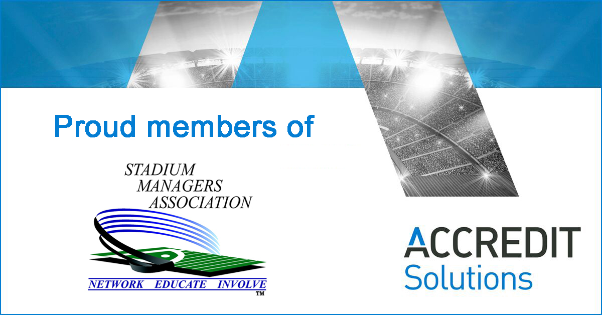 Accredit_Sols's tweet photo. We're very excited to get the news that we have been approved as members of the Stadium Managers Association in the USA. Really looking forward to our first Annual Conference with them in Phoenix next week! #stadium #accreditation #SMA2020 https://t.co/DpYlTHPLh5