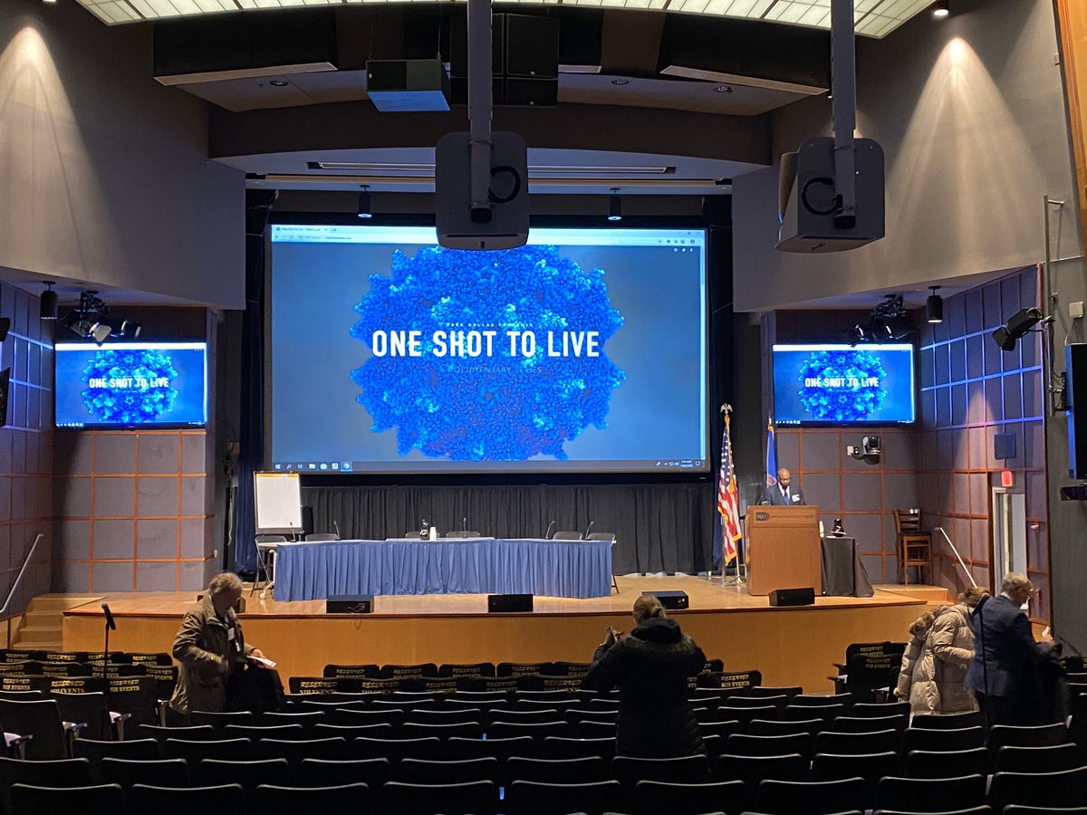 BattenHope's tweet image. When you walk into the meeting room @NIH for the #aav9 manufacturing workshop and you documentary is on the screen. #everydayawesome #oneshottolive