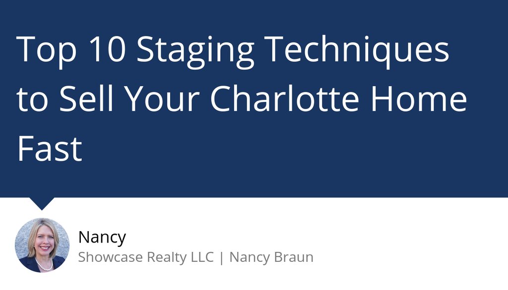 ShowcaseRealty's tweet photo. Top 10 Staging Techniques to Sell Your Charlotte Home Fast
▸ https://t.co/jAGT7byYbP
#Broker #Staging #HomeStaging #ShowcaseRealty #Blog #RealEstate #FreeCMA #NancyBraun #StagingYourHomeForSale #RealEstateExperts #Realtor #CurbAppeal #Homeowners #CharlotteRealEstate #FSBO https://t.co/MVjTSEvN33