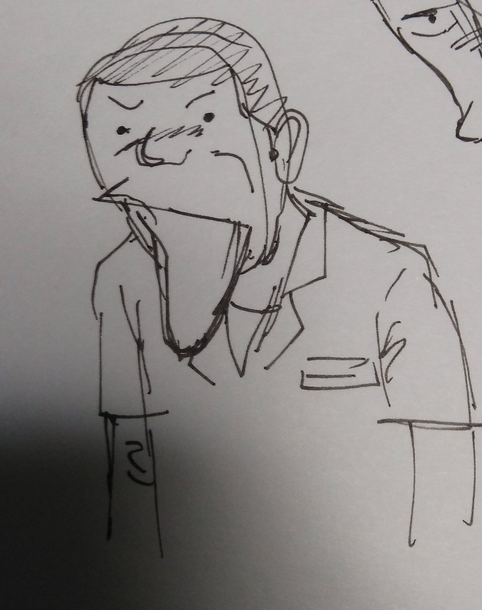 模写はむずかしい
でもなんとなくこの口の形の仕組みがわかってきた
ちなみに模写元は「玄人のひとりごと」 