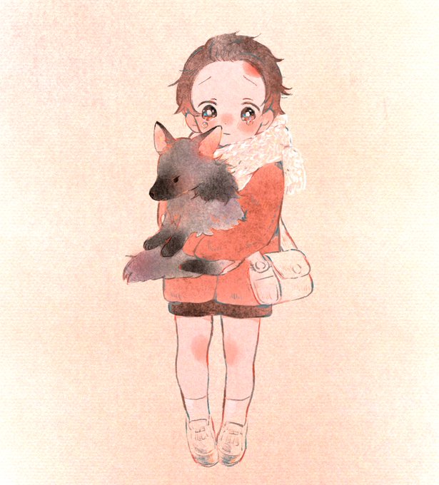こむぎさんがTwitterに投稿した竈門炭治郎(鬼滅の刃)のイラスト。