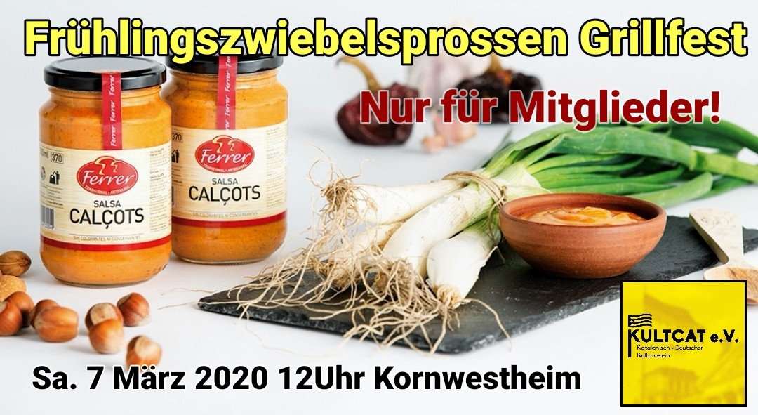 kultcatde's tweet photo. Frühlingszwiebelsprossen Grillfest. Wir freuen uns dass wir uns in diesem Jahr entschlossen haben, unsere erste 'Calçotada' zu feiern. 
'Calçots' mit ihrer Ursprungsbezeichnung und dem  Qualitätszertifikat einen Nachweis über nachhaltigen Bio Anbau.
#salsaferrer #calçotadesalmón https://t.co/SFRhnH9dff