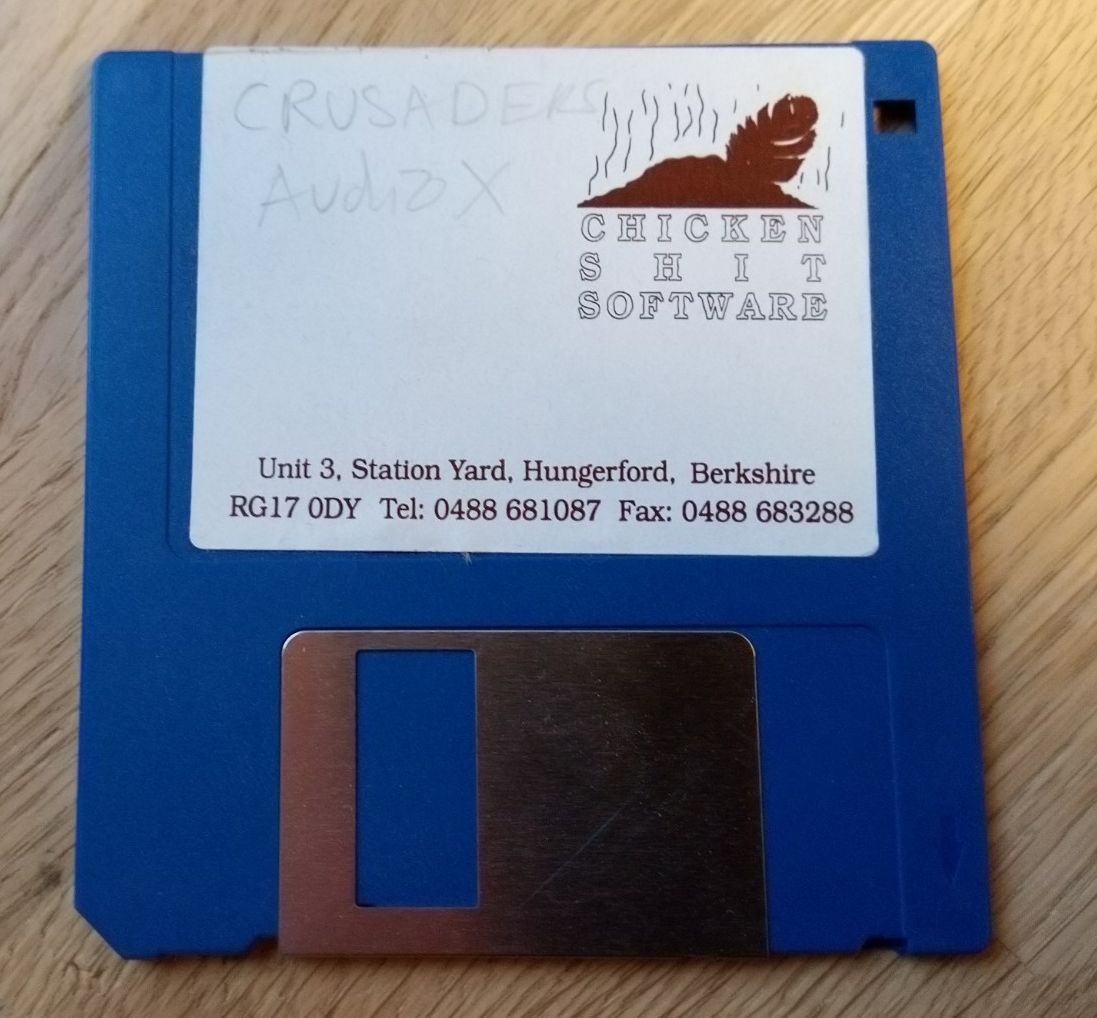 obriens_no's tweet photo. While emptying a box of items, I came across some floppy disks from "Chicken Shit Software". A pretty unique name on an Amiga PD software distributor I'd say. π
#amiga #amigapd #amigasoftware #floppydisks #retrogaming #retrospill #obriensretro #chickenshitsoftware @amigosretro https://t.co/kpf8eripTT