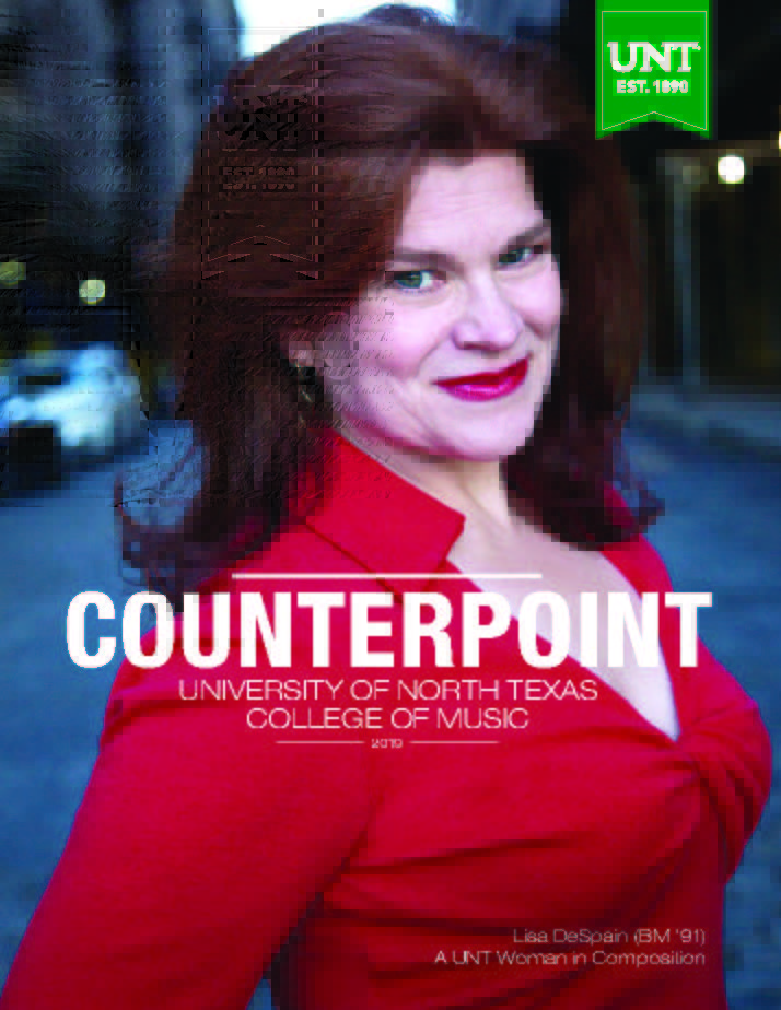 UNTCoM's tweet photo. COUNTERPOINT: Check out the latest edition of the #UNTCoM annual magazine - see what some of our students, faculty and alumni have been up to during the last year. It's an exciting time at #UNT. https://t.co/8SiXXpK9k1 @JohnWRichmond2 @UNTPrez @UNTsocial @The_SCL @ASCAP @THR https://t.co/7ctXYAGq8G