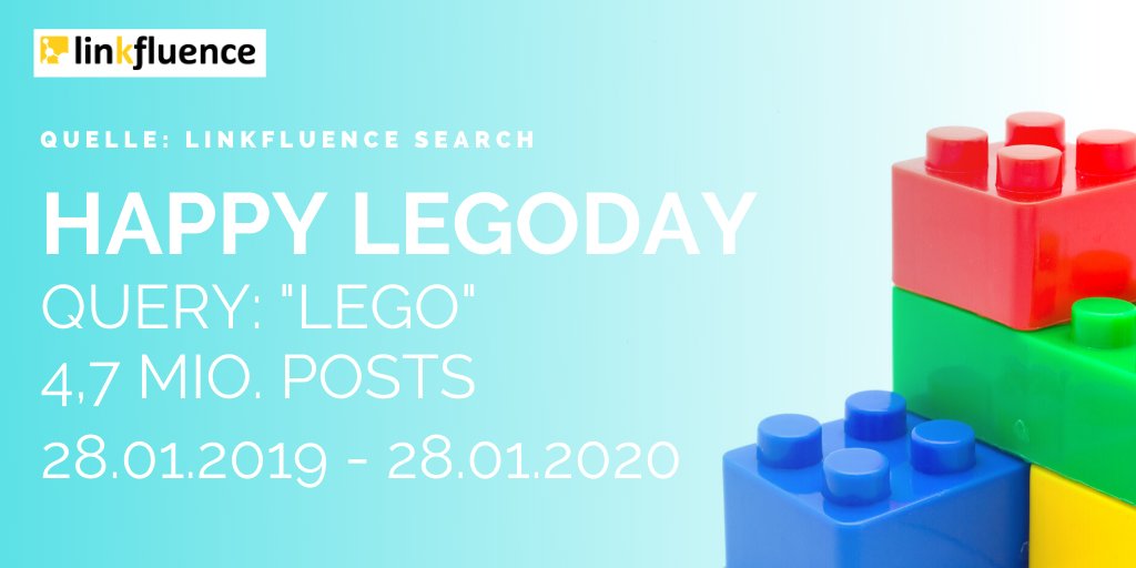 linkfluenceDE's tweet photo. 🤩Happy #Legoday
📈Mit über 4,7 Millionen Posts zum Thema #Lego, hat @LEGO_Group eine enorm hohe Anzahl an #UserGeneratedContent vorzuweisen. Jung und Alt erfreuen sich an den eigenen Legobauwerken. Die Älteren schwelgen dabei in Kindheitserinnerungen. 

#socialdataintelligence https://t.co/0fnAQZQXjG