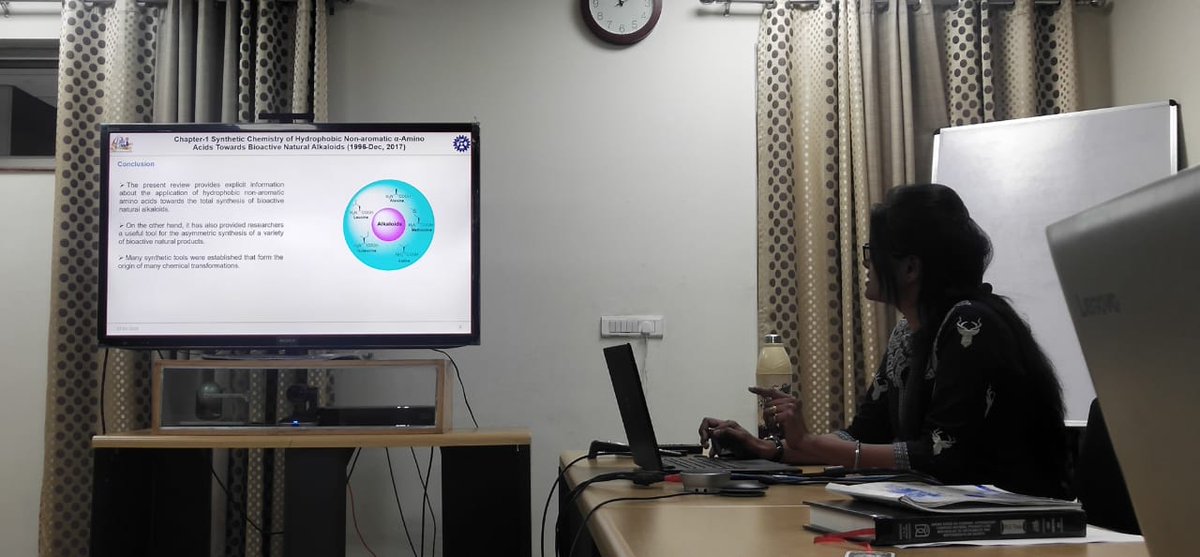 CSIR_CDRI's tweet photo. The topic of thesis is, #Aminoacids as #Chirons: Approaches towards #NaturalProduct like Molecules as #anticancer and #antitubercular agents
@WIREDScience @PopSci @mashable @ScienceDaily @ScienceAlert @EurekAlert @aaas @IndSciComm
@IndiaBioscience @indianscinews @TheHinduScience https://t.co/R3fnusRsjj