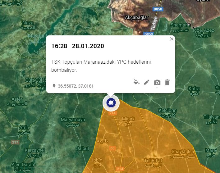 #Suriye #Sondakika

TSK Topçuları Maranaaz'daki YPG hedeflerini bombalıyor.