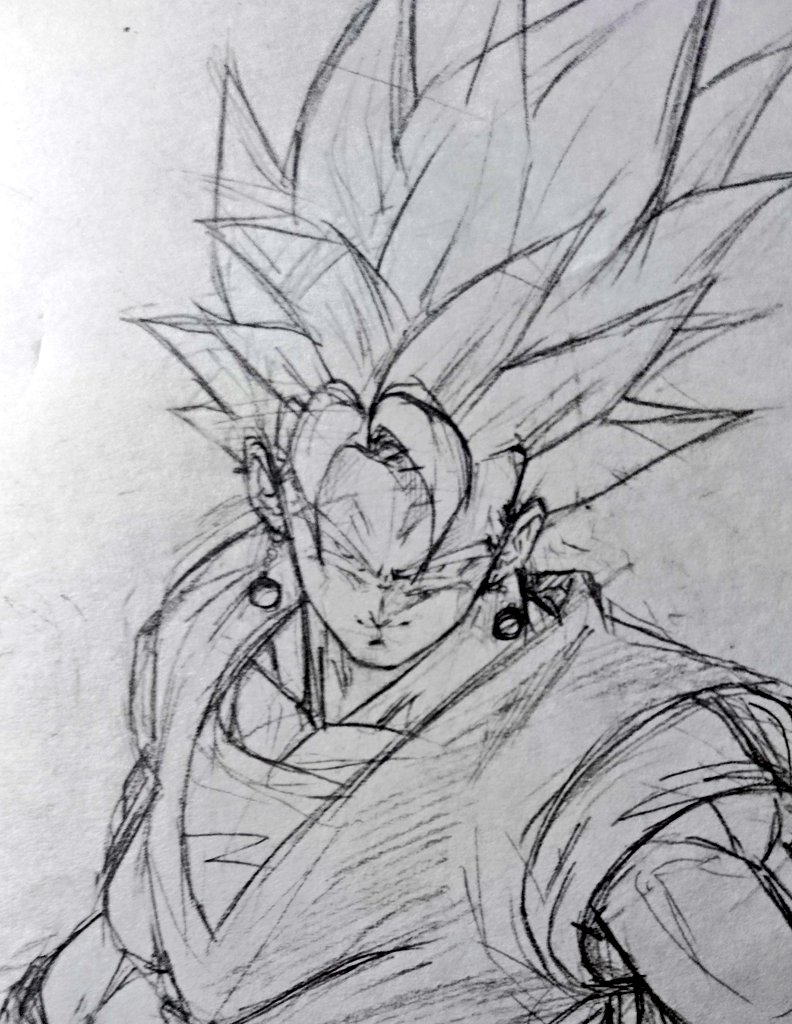 Hare On Twitter ベジットの目が今話題ですが 気にすべきなのは目じゃなくて輪郭じゃないかなっておもうんですよね しっかりした顎にするだけでかなり印象変わりますよ 多分