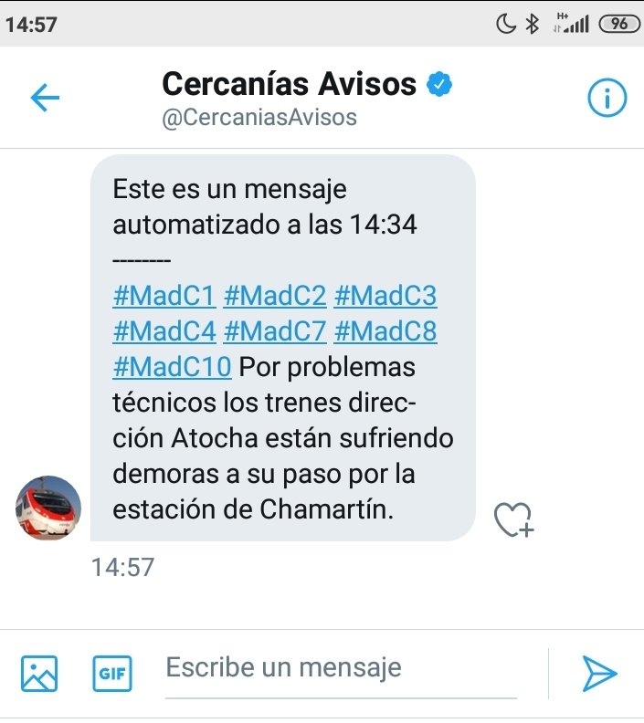 Señores de <a href="/CercaniasMadrid/">Cercanías Madrid</a> ustedes estan de cachondeo o se piensan que los usuarios somos gilipollas, en serio nos estan diciendo que hay "otra" averia?