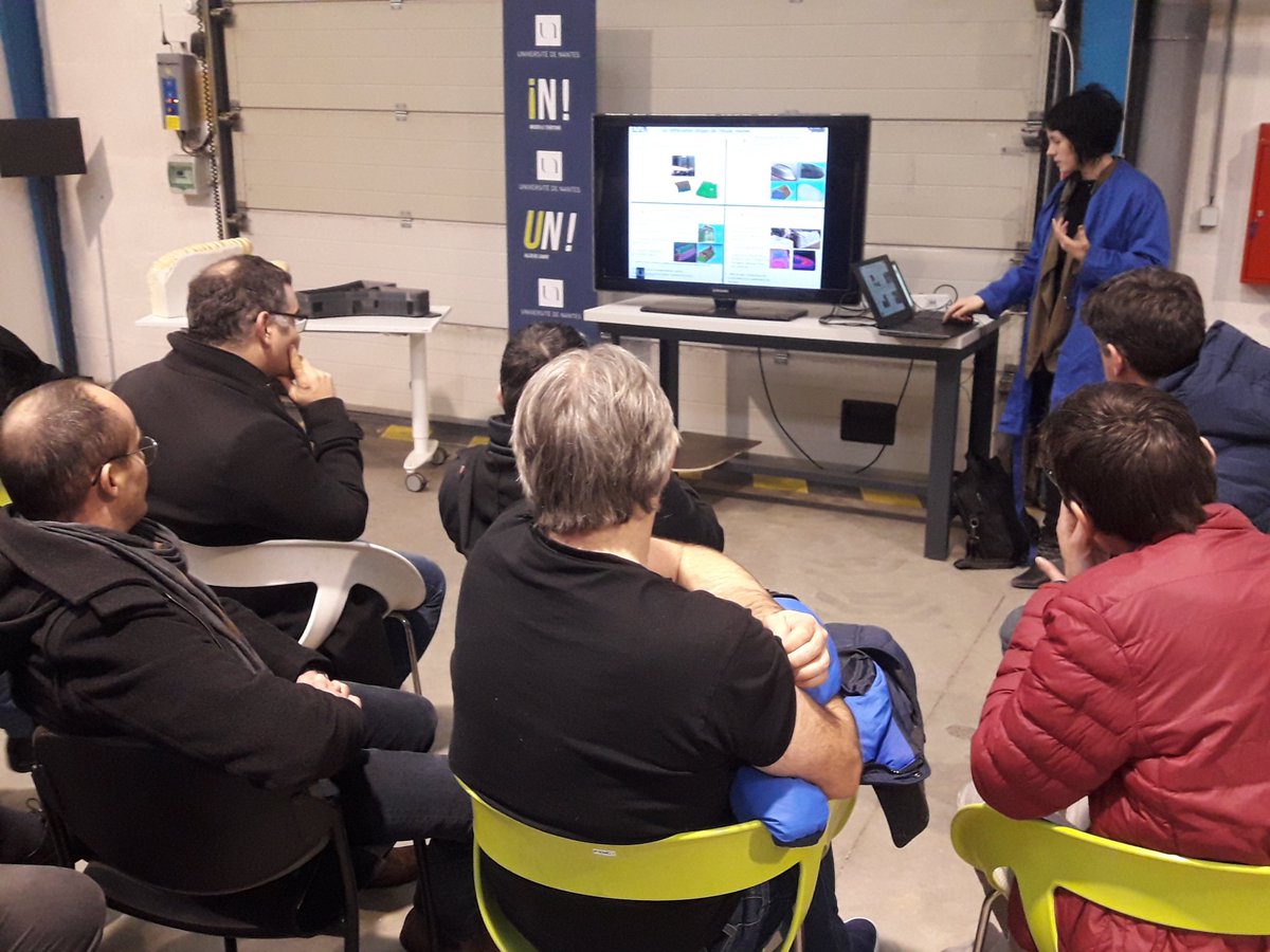 Visite des experts de l' #innovation de <a href="/navalgroup/">Naval Group</a> durant leur #learning_expedition à Nantes 

Démo au #Manufacturing_Lab_XXL de @UnivNantes @LaboLS2N <a href="/CAPACITES_SAS/">CAPACITES</a> autour de l' #impression3d #robotique #cobotique #usine_du_futur

avant d'aller à la <a href="/Halle6Ouest/">Halle 6 Ouest</a> sur @ClusterQDC