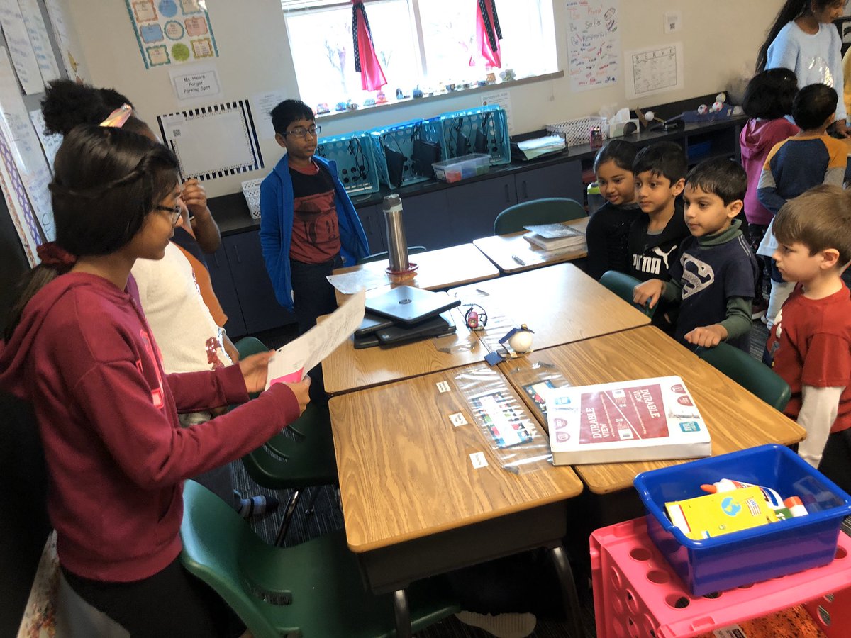 mhearns_class's tweet image. 5th grade teaching kinder about day and night #fisdelemsci @mcleodl @JEFlemmer