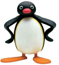 aprilnflowers's tweet image. pingu as kyungsoo