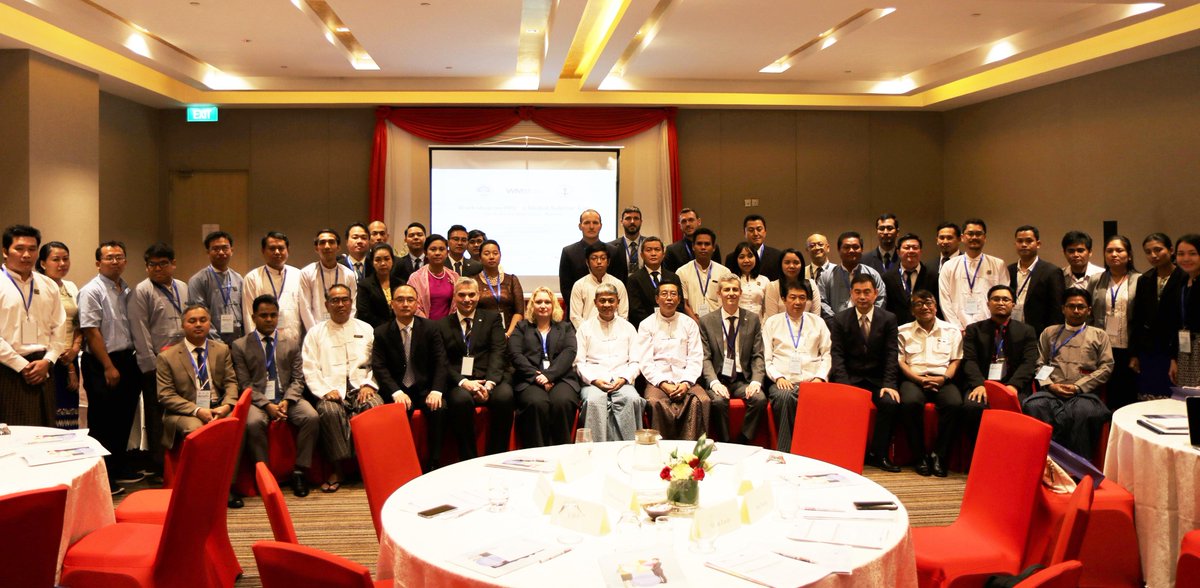 WMUHQ's tweet photo. In Myanmar, we recently delivered the first
of three IMO Global Sulphur Cap Workshops in cooperation with @DMA_SFS. Participants from 7 countries discussed and shared solutions and best practices for effective enforcement.
@IMOHQ #IMOSulphurLimit https://t.co/2rfPvlmc6i https://t.co/cjc7WD3n6S