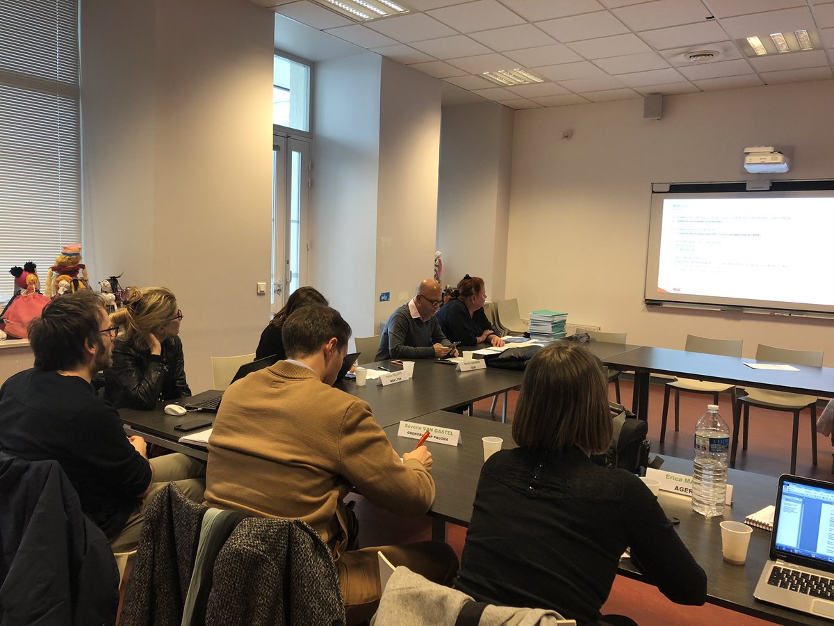 Commission #internationale <a href="/Agera_GE/">AGERA</a> @ENSASE_officiel . Une vingtaine d Écoles pluridisciplinaires se retrouvent pour partager des bonnes pratiques. Pilotage par <a href="/grangerinternat/">Florence Granger</a> <a href="/MINES_StEtienne/">MINES Saint-Étienne</a> et Martin Zahner <a href="/Grenoble_EM/">Grenoble EM</a> #grandesecoles
