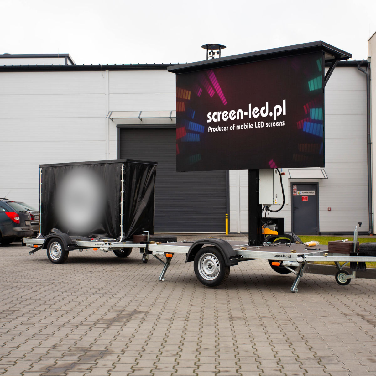 screenled1's tweet image. This twin little trailers has left our factory last week.🏭
Perfect solution for advertising.📢
Lightweight and compact solution that you can place almost anywhere you want.🚚

#advertising #mobileledscreen #manufactory #veranstaltung #veranstaltungstechnik #eventsolutions