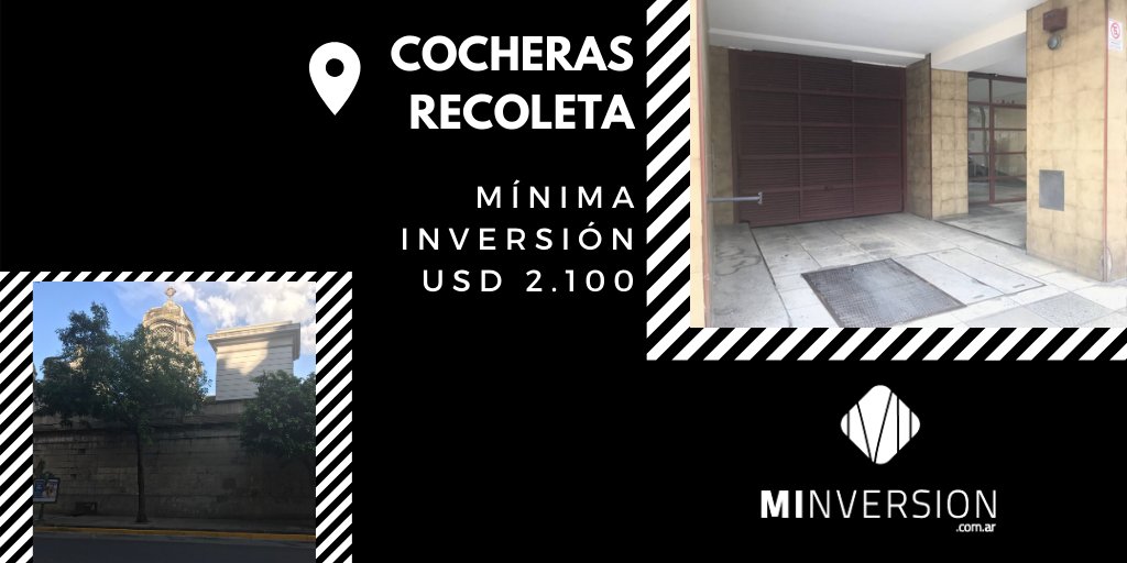 MinversionComAr's tweet photo. 🏢📈Invertí en #Cocheras desde U$S 2.000 con excelente retorno en dólares. Tu mejor opción para capitalizarte! 
¡Consultanos!

☎️ (54 9 11) 5275 5053
📱 (54 9 11) 6001 5253
📩 info@minversion.com.ar
🌐 https://t.co/we29onQ4fW https://t.co/Yg46DbaJrW