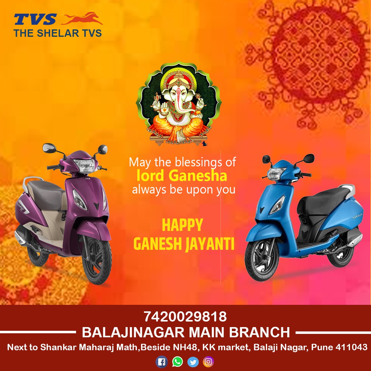 The Shelar TVS Balaji Nagar tweet media
