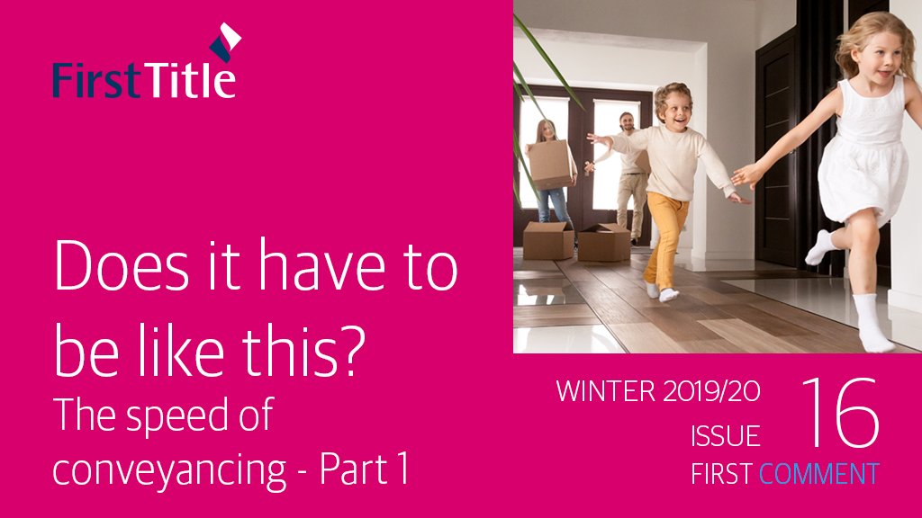 What does a customer want from the conveyancing process?
#TitleInsurance   #LegalIndemnityInsurance   #conveyancing
buff.ly/2G9GD2W