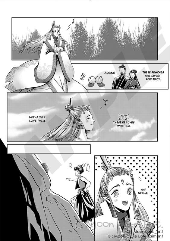suga_puri's tweet photo. yay! Mooncake's first doujinshi NezhaxAobing is ready at #comifuro14 ! (english only) visit SUGAR PRINCESS AA19 to grab it ❤️

#oubing #nezha #aobing #藕饼 https://t.co/Uhml6r6Zsf