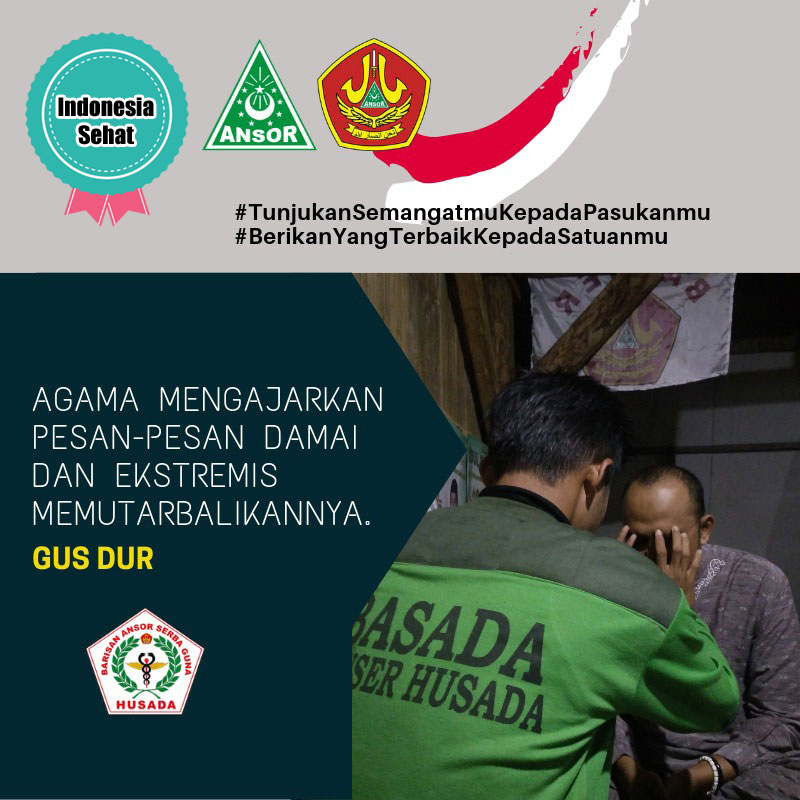 Weare_Basada's tweet photo. Agama mengajarkan pesan-pesan damai dan ektrimis memutarbalikannya. Gus Dur

Semangat beraktivitas sahabat Basada di mana saja berada.

Terus berbagi senyum dan kebaikan untuk sesama.

@GUSDURians
@AlissaWahid
@habithebats

#IndonesiaSehat
#BasadaUntukAnda https://t.co/eXEWpiAoXH