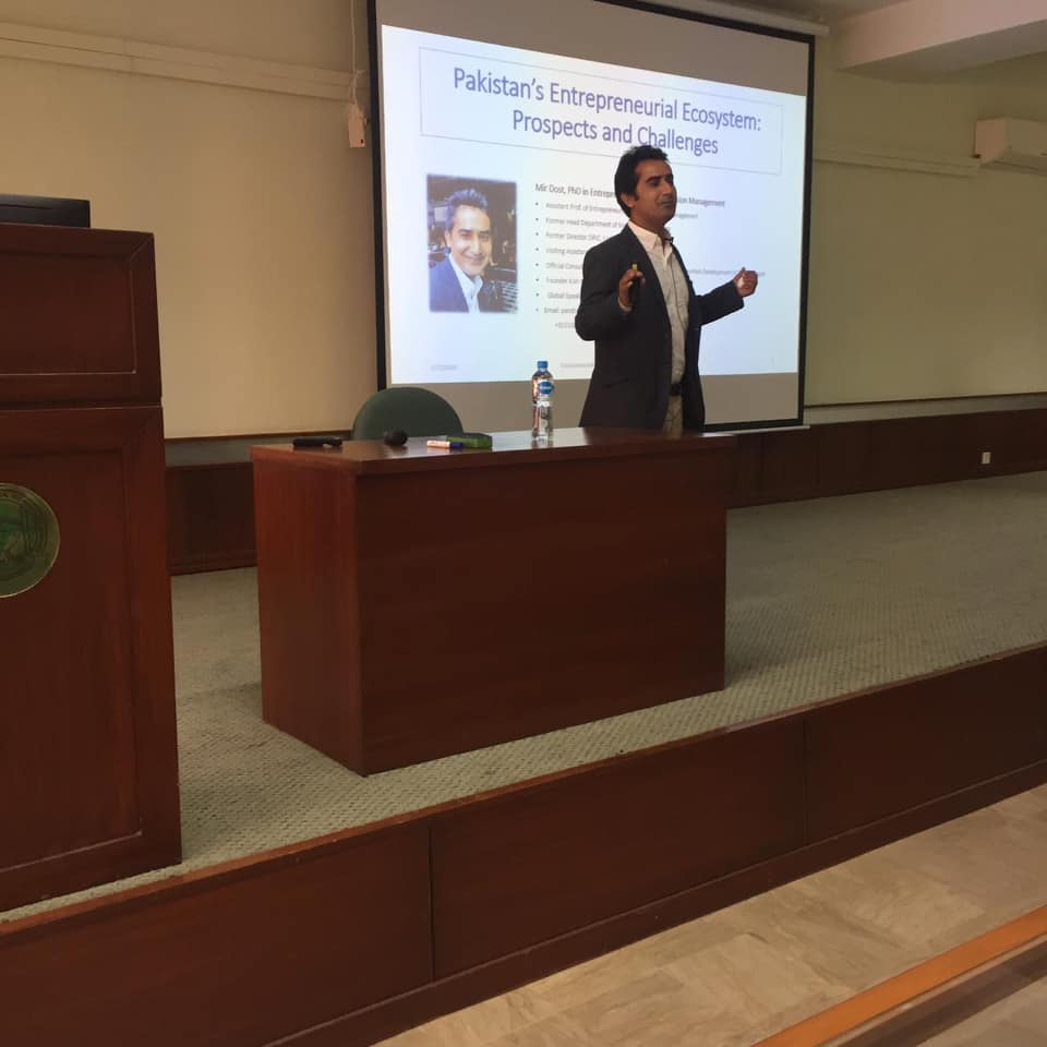 IccbsI's tweet photo. Session on "Pakistan’s Entrepreneurial Ecosystem: Prospects &amp; Challenges" has started !

We are very thankful to our speaker Dr. Mir Dost (Assistant Professor of Entrepreneurship and Innovation Management at (LUAWMS)
#ICCBS #TechnologyPark #TechnologyIncubationCenter https://t.co/2btu9yKMYz