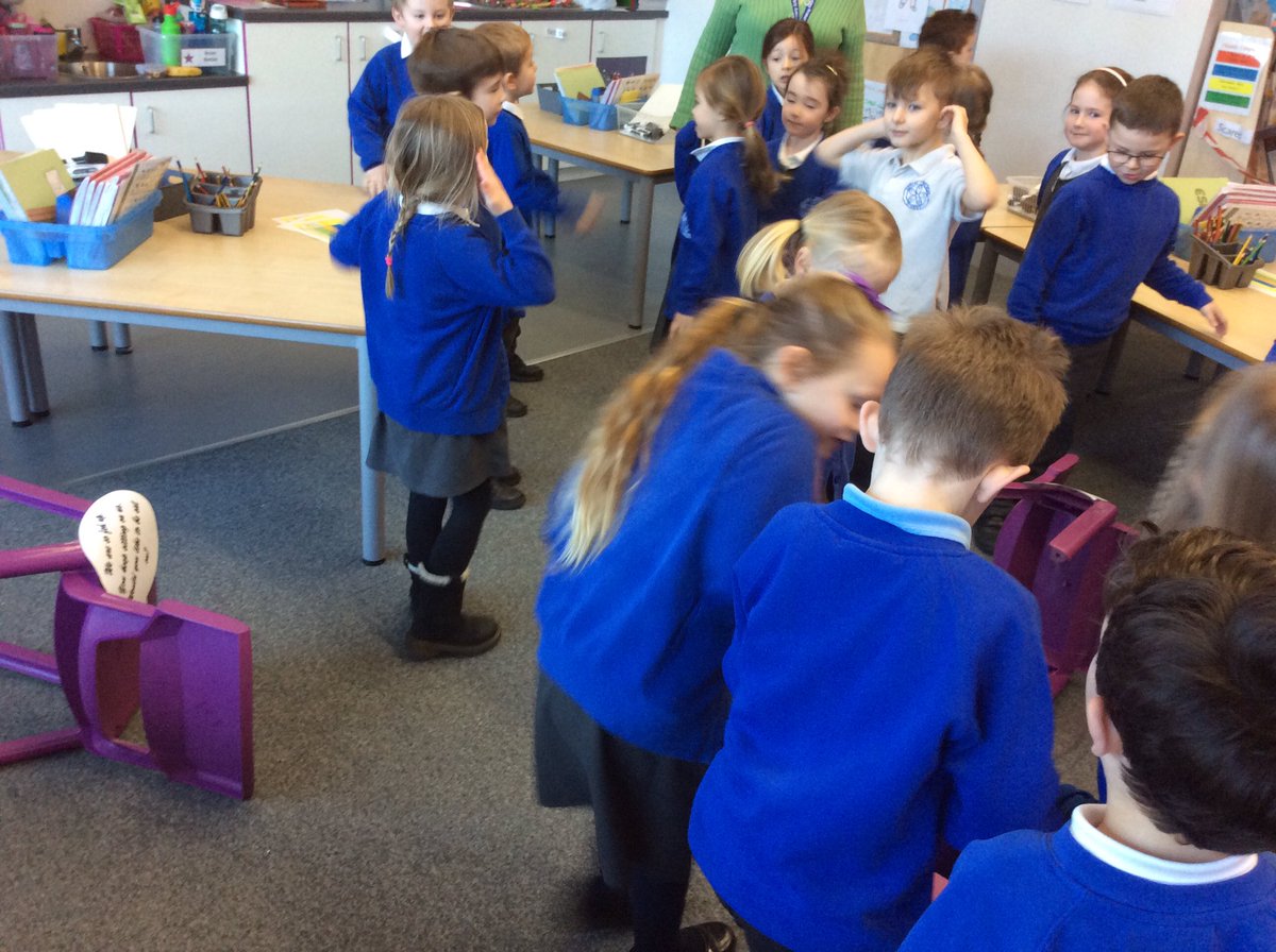 aps_mrs's tweet image. Something strange is happening in Lion class. Our chairs have quit. They wrote us a letter to tell us why. How can we persuade them to go back to the tables again? @Astley_Primary # learning isfun #Acelearning