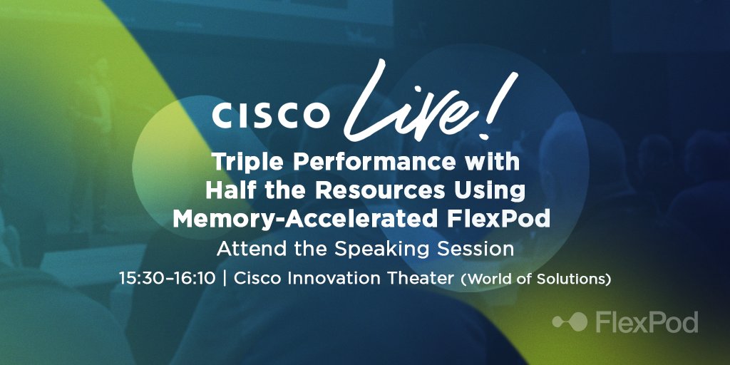 FlexPod's tweet photo. 15:30 SPEAKING SESSION: Give your workloads a turbocharge—without raising your risk or costs: https://t.co/ECATIuiknl #FlexPod #CLEUR @chrobrie @chrisgeb https://t.co/gkHVI8Vbuc