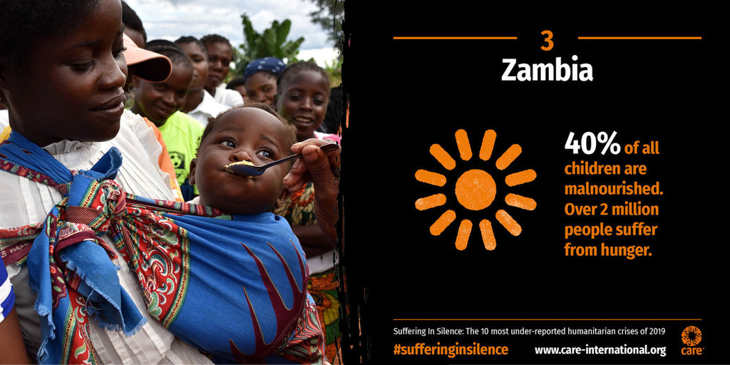 Hungry and forgotten: In Zambia, over 40 % of children under the age of five are stunted. RT to break the silence. ow.ly/MxEo50y6GSE #ForgottenCrisis