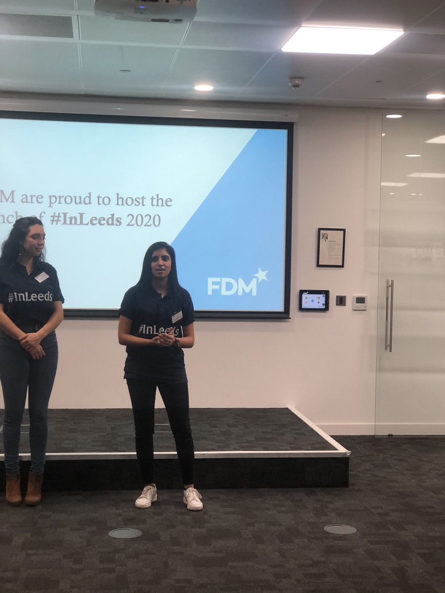 LeedsTrinity's tweet photo. Last night we attended the launch of #InLeeds 2020; a city-wide partnership between Leeds universities, @LeedsCC_News, @FDMGroup and Leeds employers to promote the city as a leading graduate career destination! This year’s partnership is shaping up to be an exciting one 🤝 🚀 🎓 https://t.co/RAVzPnvdda