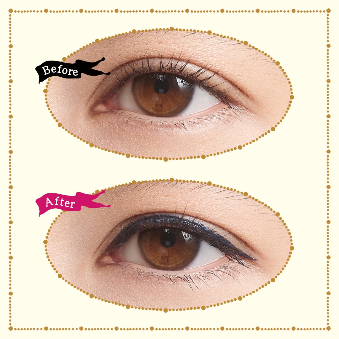 若くてかわいい女に教わって下瞼に粘膜ラインを入れたら白目がピカピカになった 中年に意味あるメイクだった Togetter