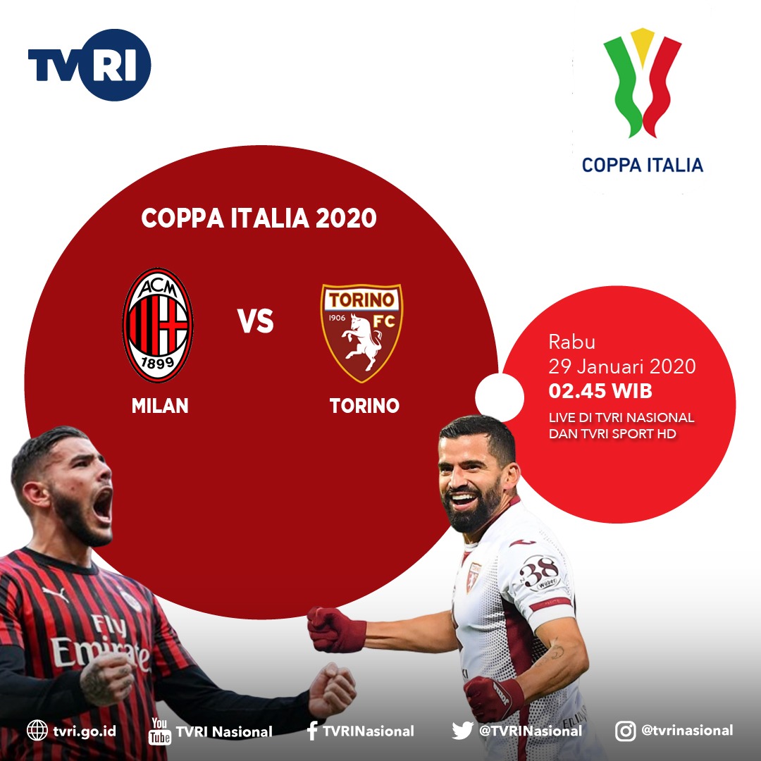 SiaranBolaLivee's tweet photo. #TODAYMATCH #CoppaItalia 

TVRI LIVE https://t.co/obMfjKYCcn