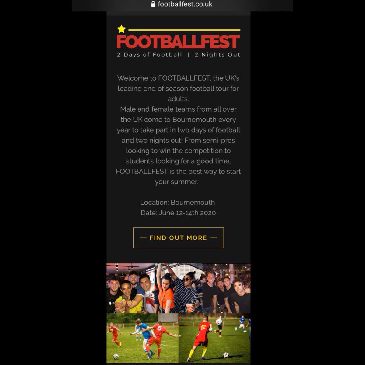 Does your football team want to go on an end of season football tour? 

footballfest.co.uk