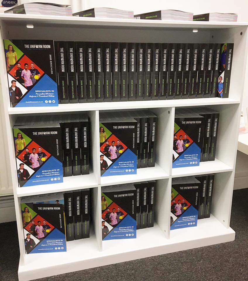 One of our latest designs✨
The Uniform Room 2020 brochure has arrived!! 📘👔

Contact us today, we'd love to work with you!📞01902 405494 or hello@westmidlandsmedia.co.uk 

#brochure #brochuredesign #print #webdesign #branding #catalog #uniform #embroidery #personalisedclothing