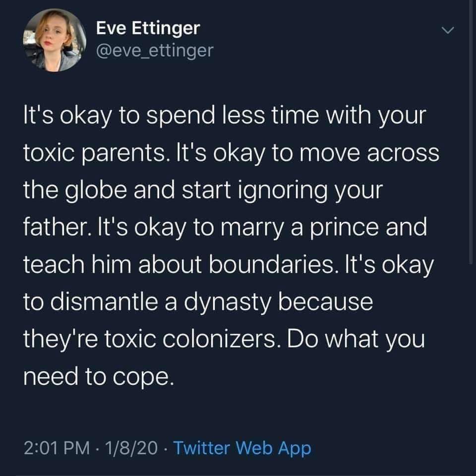 It's all okay. (via @eve_ettinger)