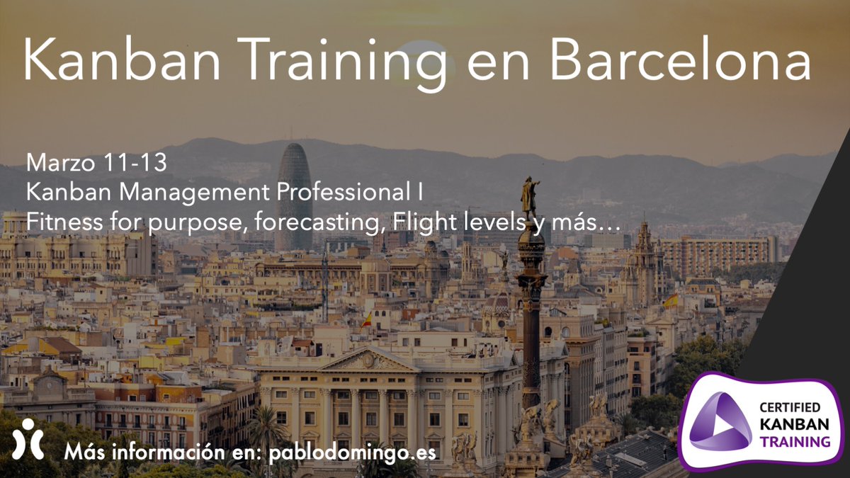 pavleras's tweet photo. 2 ediciones de un curso de Kanban de 3 días para empezar de 0 a la agilidad empresarial @KanbanUni
Va a participar gente muy muy top. 
No te quedes sin tu entrada. 
Marzo 11-13 Barcelona - https://t.co/R9CNgXiIHI
Marzo 25-27 Madrid - https://t.co/iGTnYXuGGK https://t.co/r7nEjTIX8D