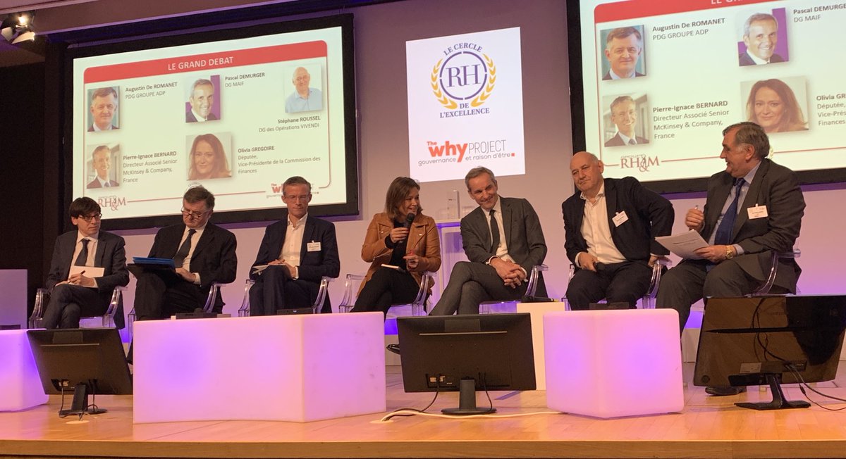Je suis ce matin au Grand Forum de la Raison d’Etre organisé par le #WhyProject : comment l’entreprise peut, grâce à la loi #PACTE, intégrer toutes les parties prenantes au-delà de ses actionnaires.
Riches échanges avec (entre autres) ⁦<a href="/pascaldemurger/">Pascal Demurger</a>⁩ et ⁦<a href="/Romanet/">Augustin de Romanet</a>⁩