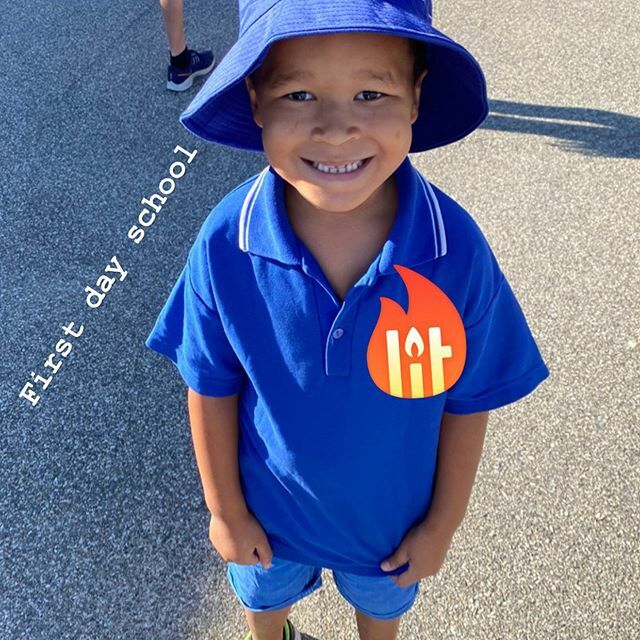angeemc's tweet photo. My littlest had his first day of school. Wasn’t ready for how emotional I was. Growing so fast 💖🥰 https://t.co/dwJbzFRrzF https://t.co/BDk4AH2VoD