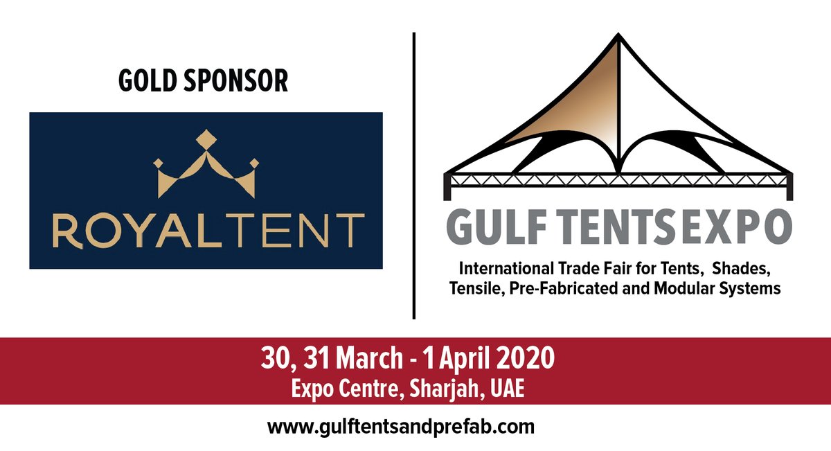 Very pleased to annouce our Gold Sponsor - ROYAL TENT royaltent.me
Welcome aboard!!