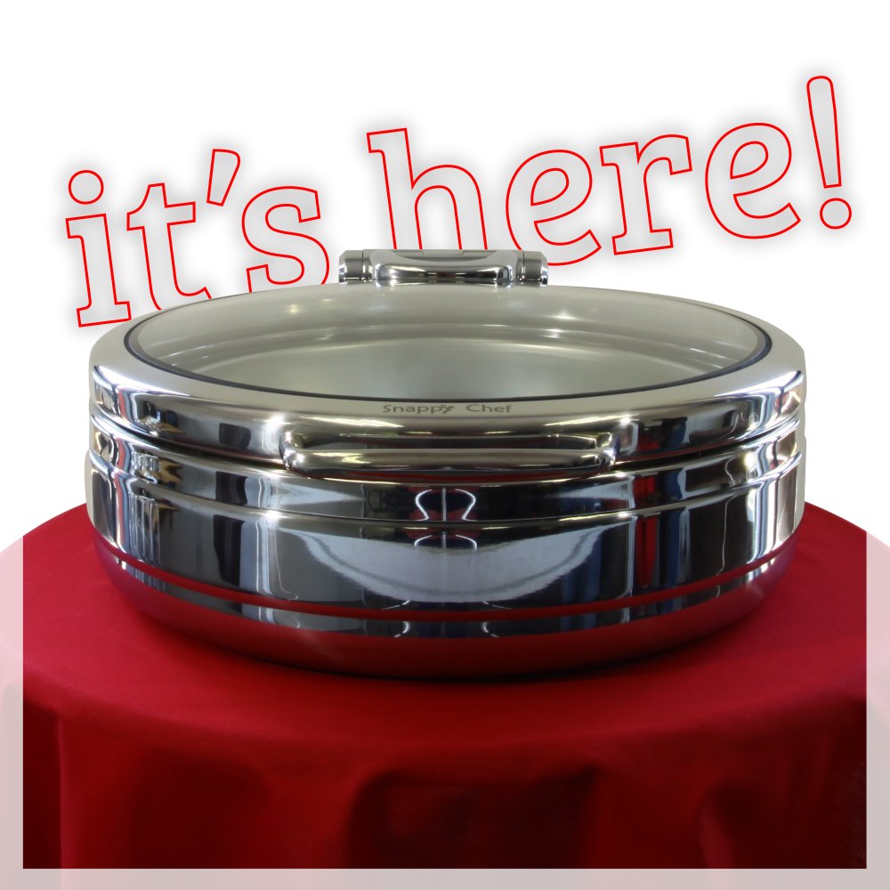 sa_chefs's tweet photo. We have been waiting patiently for the big reveal.
The Snappy Chef Chafer dish is finally here!
South Africa's favourite brand, now with a bigger and better hospitality range.

Thank You to Craig Roff and Marius Kok from Snappy Chef.

#SnappyChef
#SAChefs https://t.co/Vzy6cmDfpd
