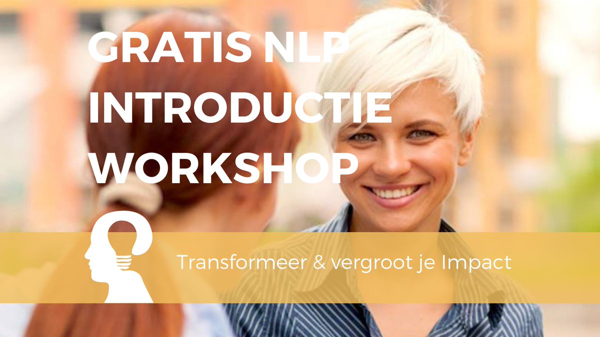 AnitaPoth's tweet photo. Uitnodiging gratis NLP Introductie Workshop - https://t.co/dRuOoqRlxA https://t.co/lk8hTc6hps