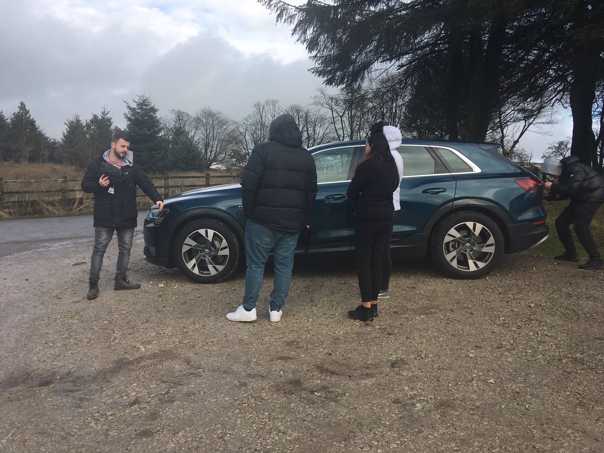 bigmaccpro's tweet photo. Amazing day filming promotional videos for @InchcapeAudi! The students loved the experience even though it was freezing and some of them got down and dirty to get some creative shots! https://t.co/FA2CHdBQ20