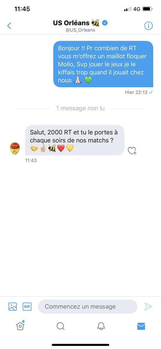 ste1342's tweet photo. Bon y’a l’@US_Orleans qui m’offre le maillot de notre ancien joueur Yohan Mollo a 2000 RT .. je compte sur vous la Team #ASSE 💚 https://t.co/cfTZYrC3kh